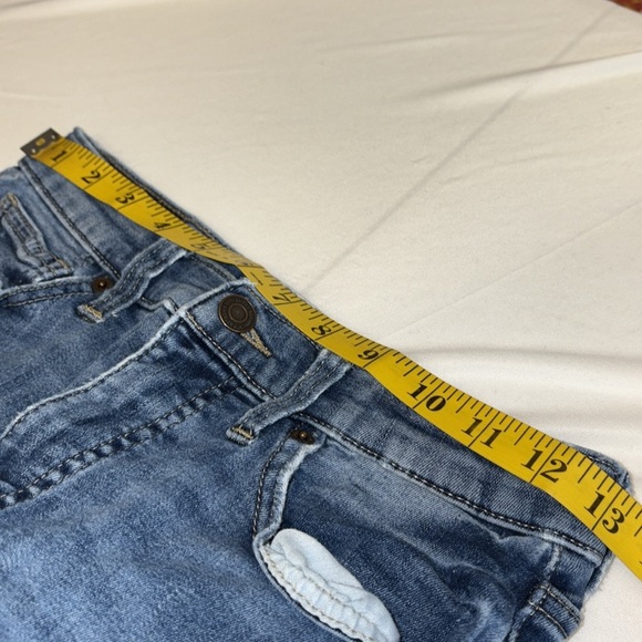 Lucky Brand jeans Ava style ankle skinny extreme distress button/zip Size 4/27 - Picture 4 of 12